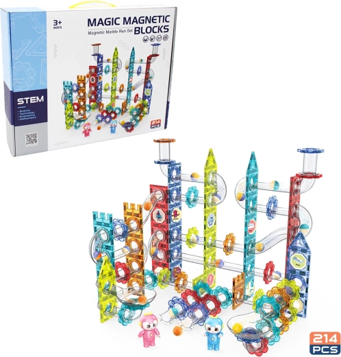 Magnetna kroglična proga Sparkys, 214 delov