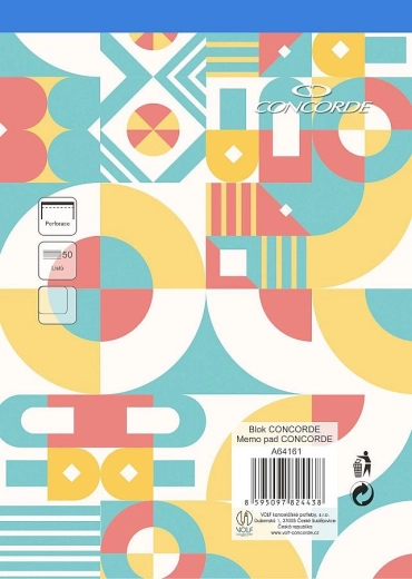 Blok CONCORDE A4 prazen, 50 listov