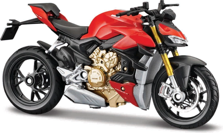 Maisto motocikel Ducati Super Naked V4 S 1:18