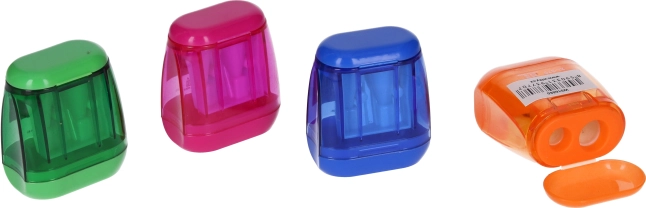 Šilček za dve svinčniki z rezervoarjem - 4 barve