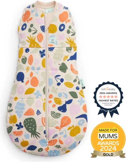 ErgoPouch swaddle and sleeping bag 2-in-1 Cocoon Fruit Salad 2.5 tog (6–12 months)