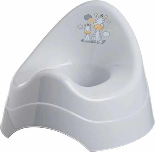 Maltex nočni kahlica Zebra siva