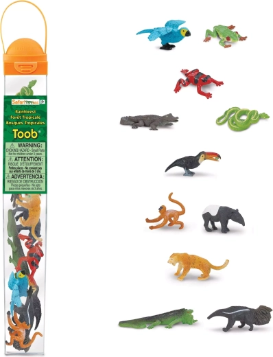 Safari Ltd. Toobs tuba – življenje v tropskem pragozdu