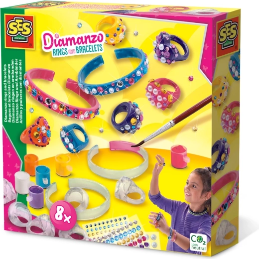 SES Creative Diamanzo prstani in zapestnice ustvarjalni komplet
