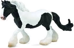 COLLECTA ciganska kobila – črno-bela lisasta