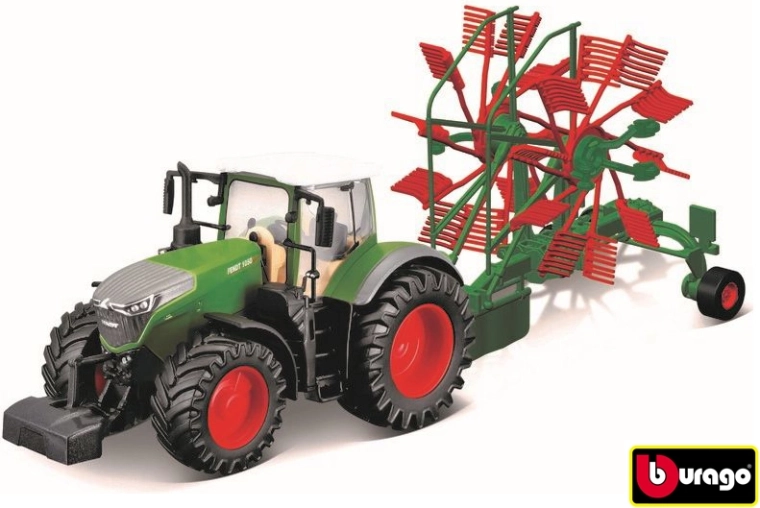 Fendt 1050 Vario z obračalnikom sena 10 cm