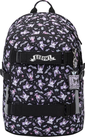 Šolski nahrbtnik Baagl skate Kuromi black