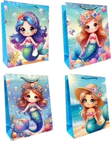 Gift paper bag JP-DW5804C 18 × 24 × 8.5 cm