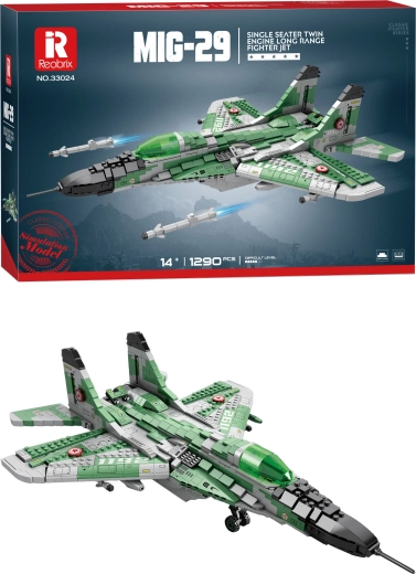 Komplet za sestavljanje lovskega letala MiG-29 (1290 delov)