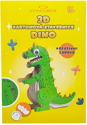 3D kartonski sestavljanka dinozaver