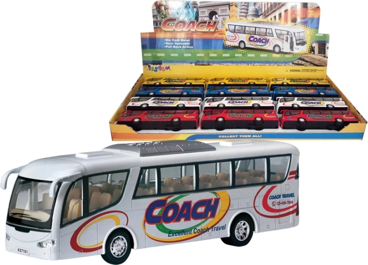 Kovinski model avtobusa s vztrajnikom, 4 različice