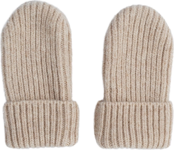 Lodger merino rokavice bež 0–12 mesecev