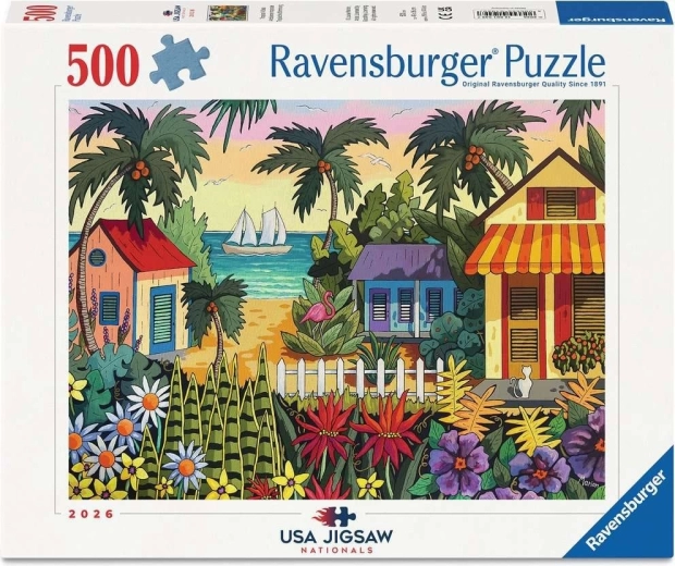 Ravensburger sestavljanka USA Jigsaw Nationals: tropsko vzdušje 500 kosov