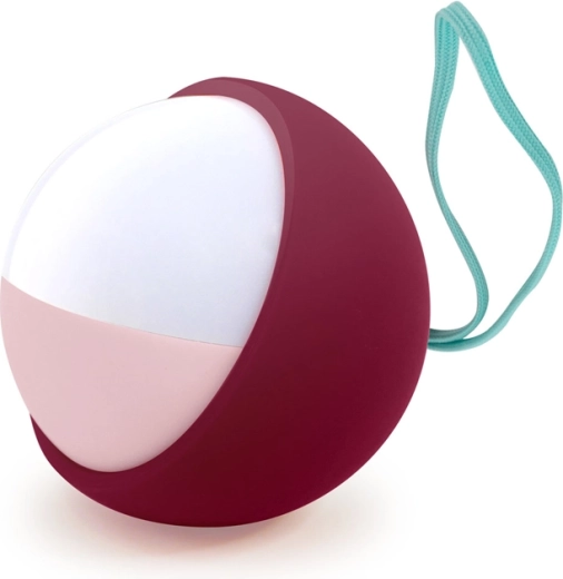 Nočna lučka Pabobo Little Moon Red z nastavljivo svetlostjo