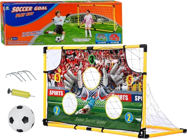 Otroški nogometni gol z mrežo