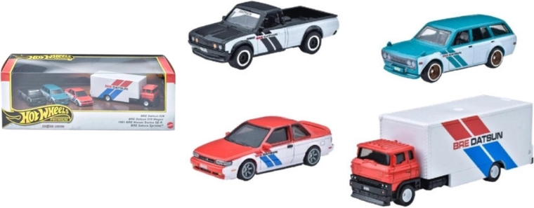 Hot Wheels premium zbirka 4 vozil BRE Datsun