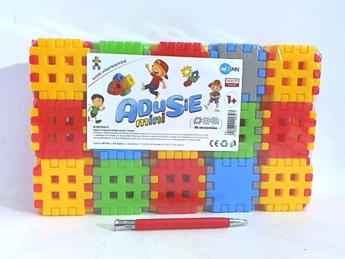 Adusie mini konstrukcijske kocke 90 kos