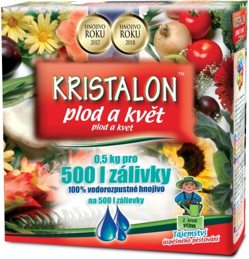 Kristalon plod in cvet 0,5 kg – univerzalno kristalno gnojilo