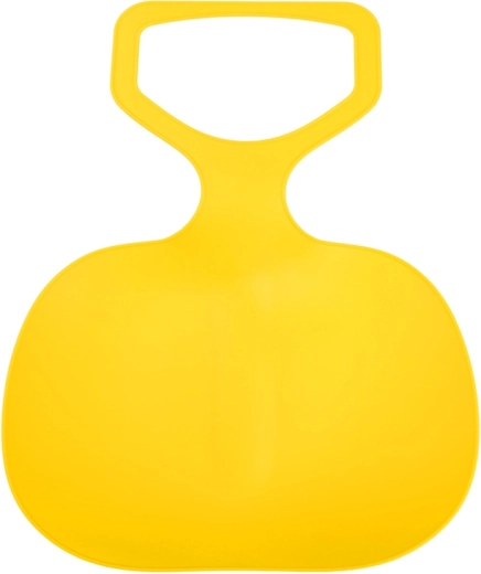 Plastična drsalka za sneg v obliki jabolka, 48 cm – Rumena