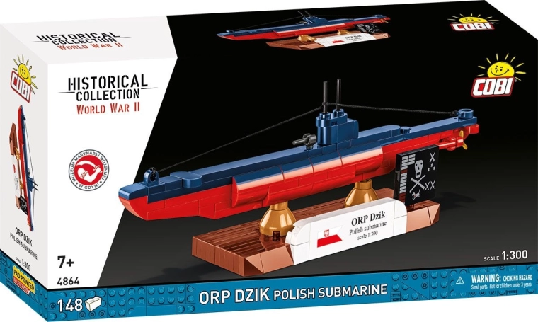 COBI ORP Dzik Building Set – Polish Submarine 1:300 (148 pieces)