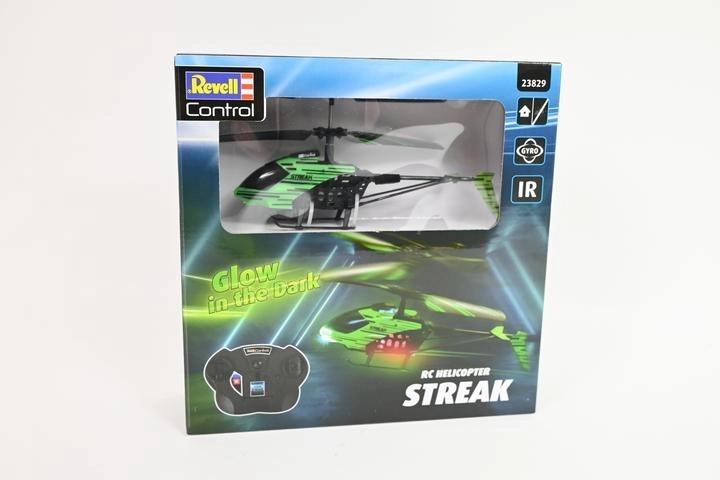 Revell RC helikopter, ki sveti v temi
