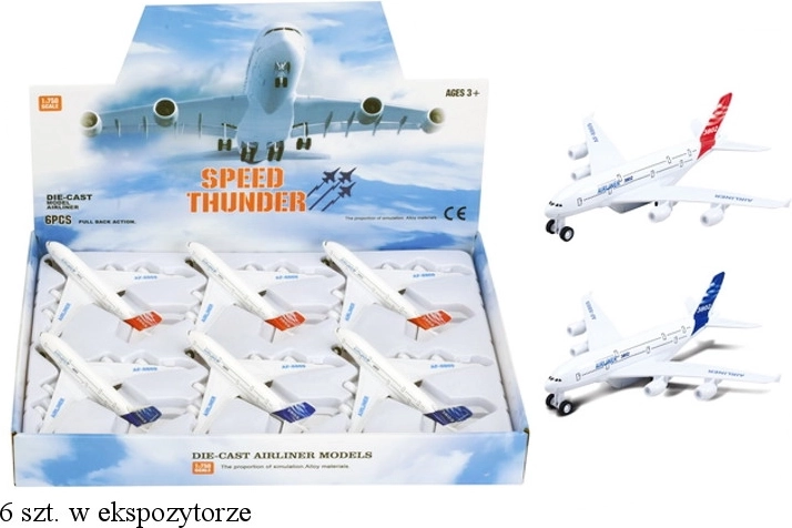 Kovinsko letalo na navijanje – igrača za otroke