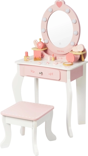 Otroška toaletna mizica Milly Mally Elly Pink