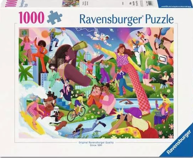 Ravensburger sestavljanka Moč žensk 1000 kosov