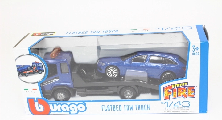Bburago Street Fire avtovleka z Audijem A6 v merilu 1:43