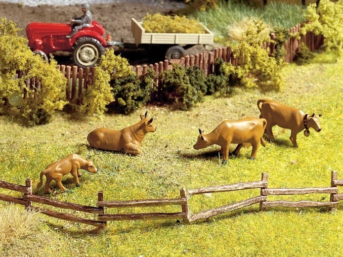 NOCH ograjni plot – komplet 12 delov, dolžina 100 cm (H0)