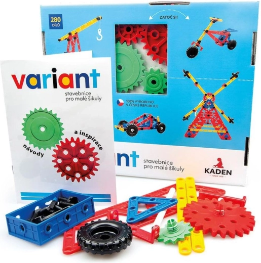 Variant Construction Set – 280 Pieces in a 33 × 28 cm Box