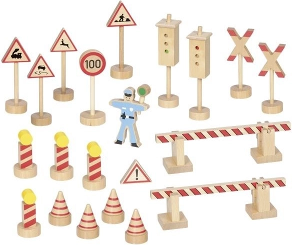 Goki komplet cestnih in železniških znakov