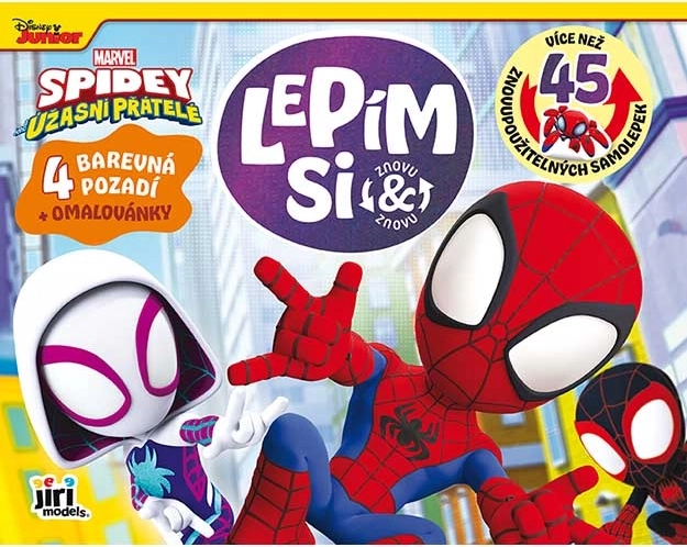 Lepljenje znova in znova Spidey – statične nalepke in pobarvanke