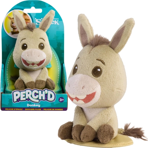 Plišasti Oslík na ramo Shrek Perch’d 11,5 cm
