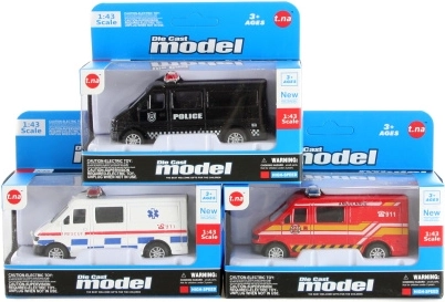 Kovinski reševalni avtomobilček na vztrajnik