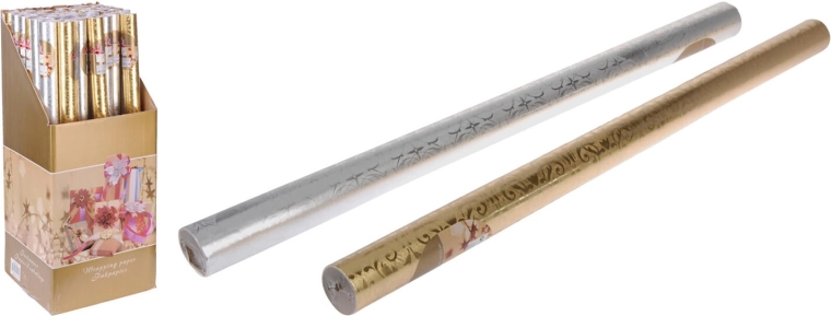 Darilni ovojni papir 0,76 × 5 m – mešanica motivov