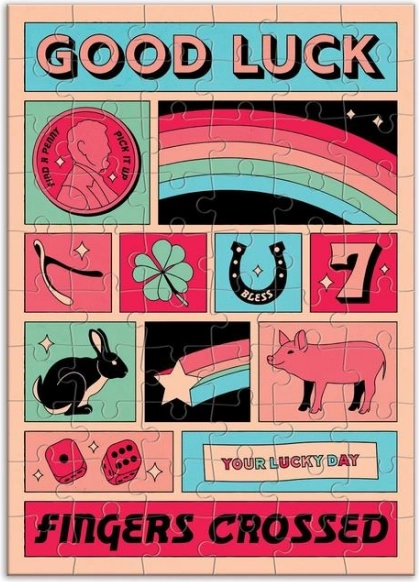 GALISON puzzle veliko sreče – 60 koščkov