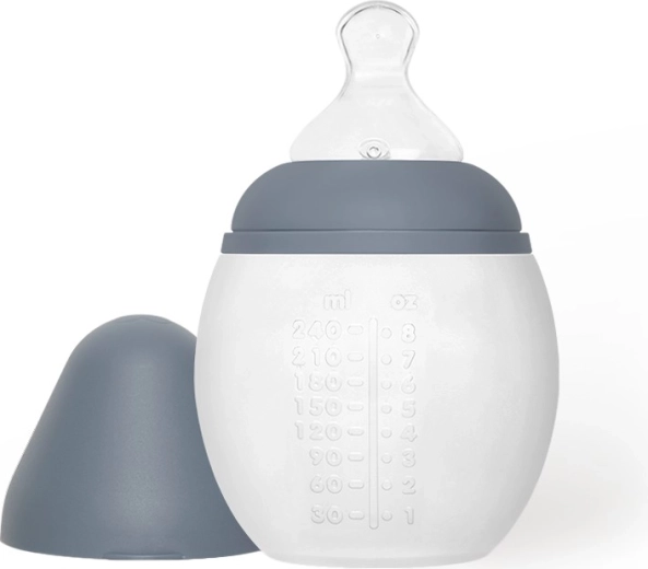 Élhée antikolikova otroška steklenička 240 ml blue grey - 1 kos