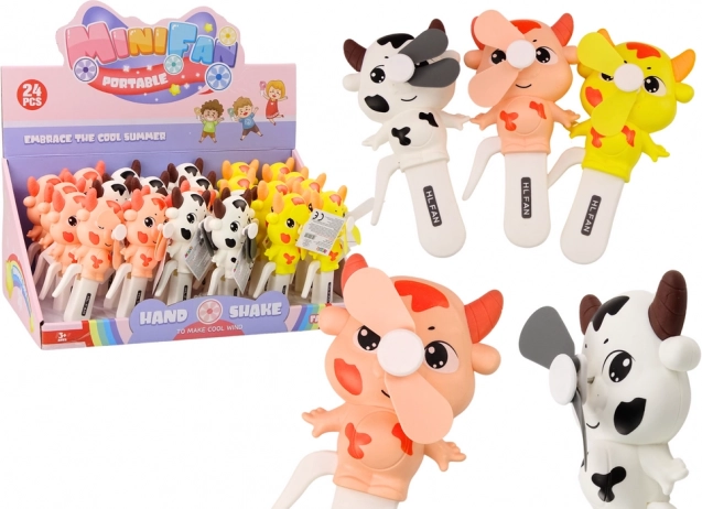 Ročni vetrni mlin Krava Mini vetrni mlin za otroke 3 barve