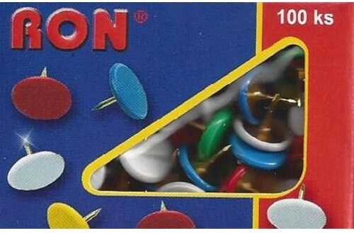 Risalne bucike z barvno glavico 10 mm, 100 kos