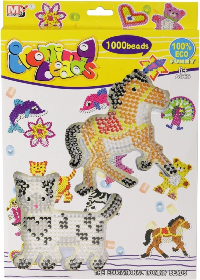 Likajoče perlice – set 1000 kosov s predlogami