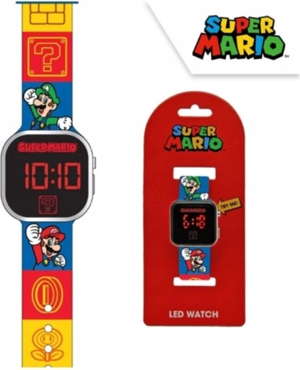 Otroška LED digitalna ura Super Mario