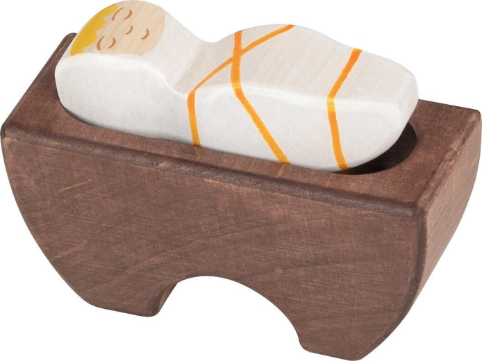 Holztiger figurica deteta Jezusa - 1 kos