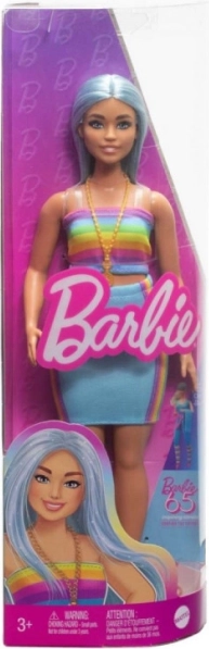 Barbie Fashionistas dolgi modri lasje