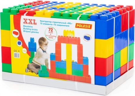 Gradbeni set XXL - 72 delov