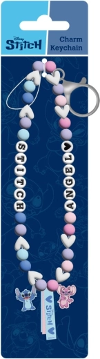 Lilo in Stitch vrvica za telefon z biseri in obeski