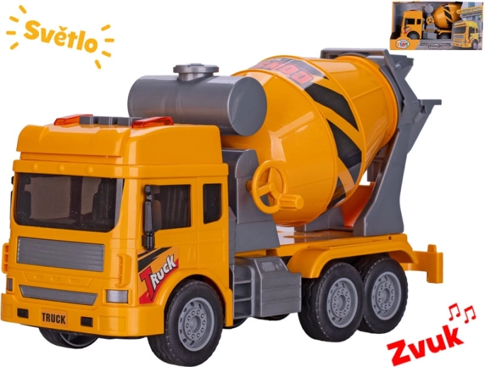 Friction-Powered Cement Mixer with Light and Sound 27 cm