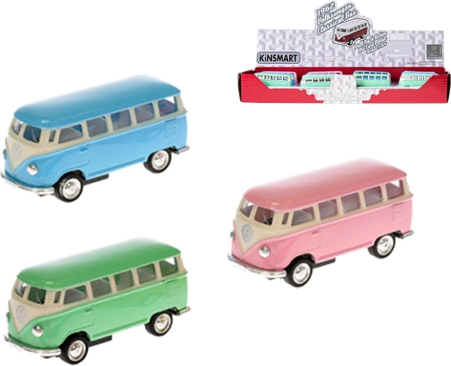 Kinsmart kovinski model Volkswagen Bus 1962 1:64 z vzvratnim pogonom