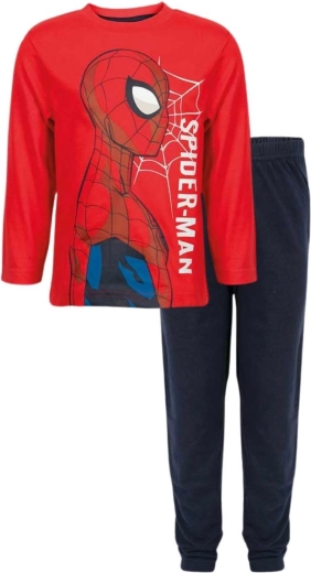 Otroška pižama Spider-Man v rdeči in temno modri barvi