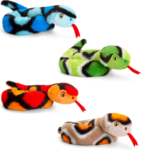 Plišasta kača zvita 65 cm KEEL TOYS (4 vrste)